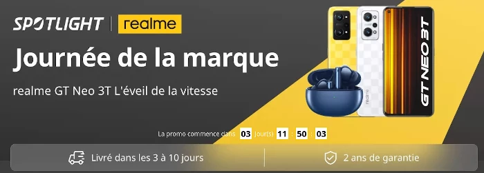 Realme promotions chez AliExpress